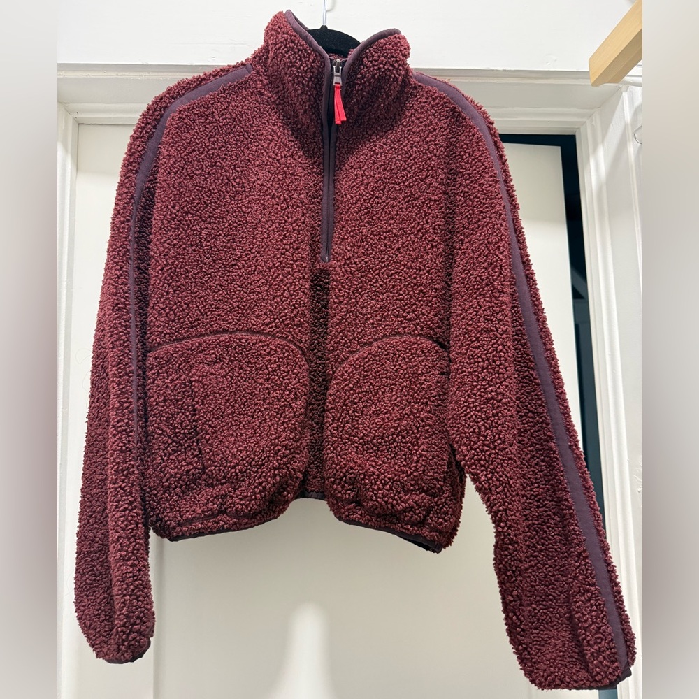 Old Navy Women’s Sherpa 1/4 Zip, Size Small